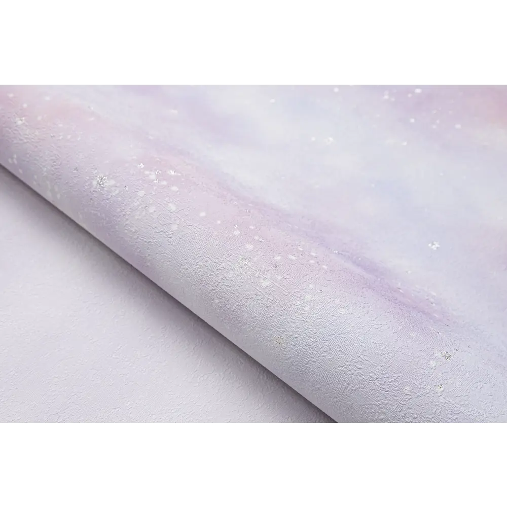 WALLSECRET Milky Way - Флизелиновые обои розово-сиреневые с эффектом космоса 87209326 STLM-0837697 - Вид №3