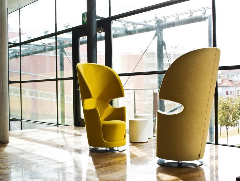 La Cividina Кресло из ткани с высокой спинкой Folies bergere sun-id-1382113 - Вид №1