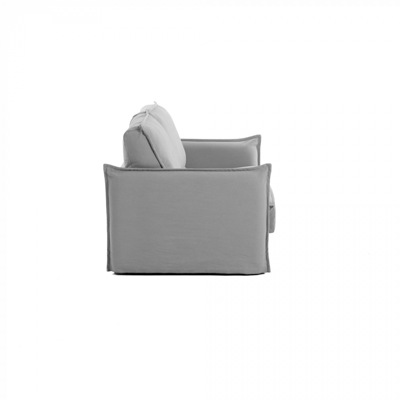 071128 Диван-кровать 140 cm серый La Forma Samsa  - Вид №4