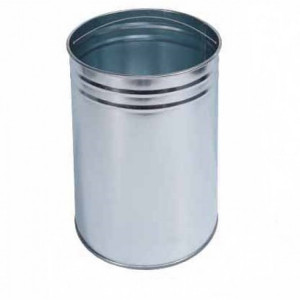 1071 ARI METAL Внутреннее мусорное ведро для мусорной урны с педалью Pedal bin, обьем 40л. 50л. 70л. 95л. 95 л. Блестящий металл