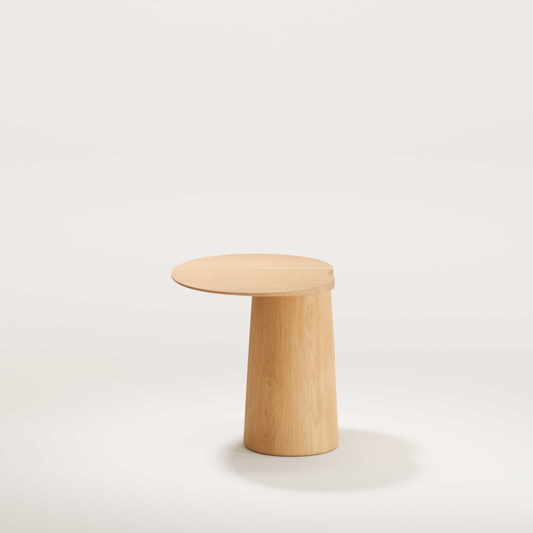 Овальный журнальный столик из дерева и травертина Wewood Anchor ARCH-00117262 - Вид №3