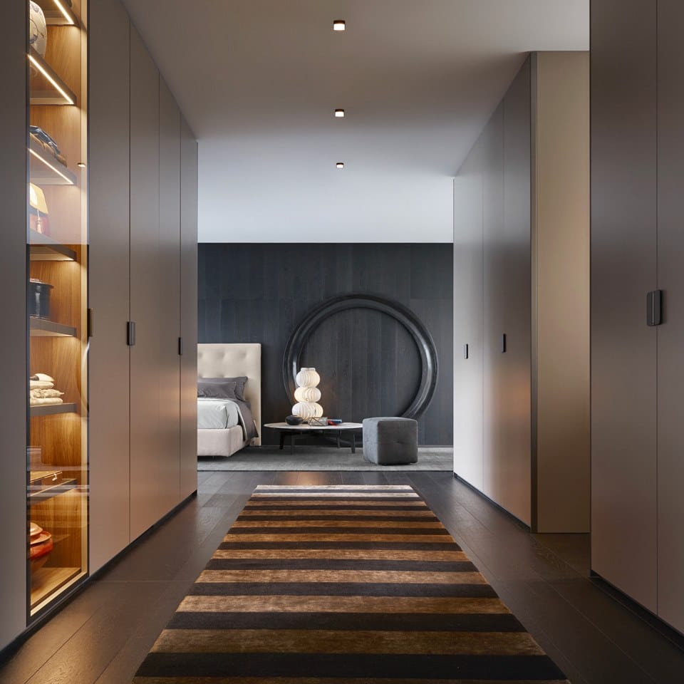 Полосатый прямоугольный ковер ручной работы Poliform STRIPES ARCH-00140589 - Вид №2