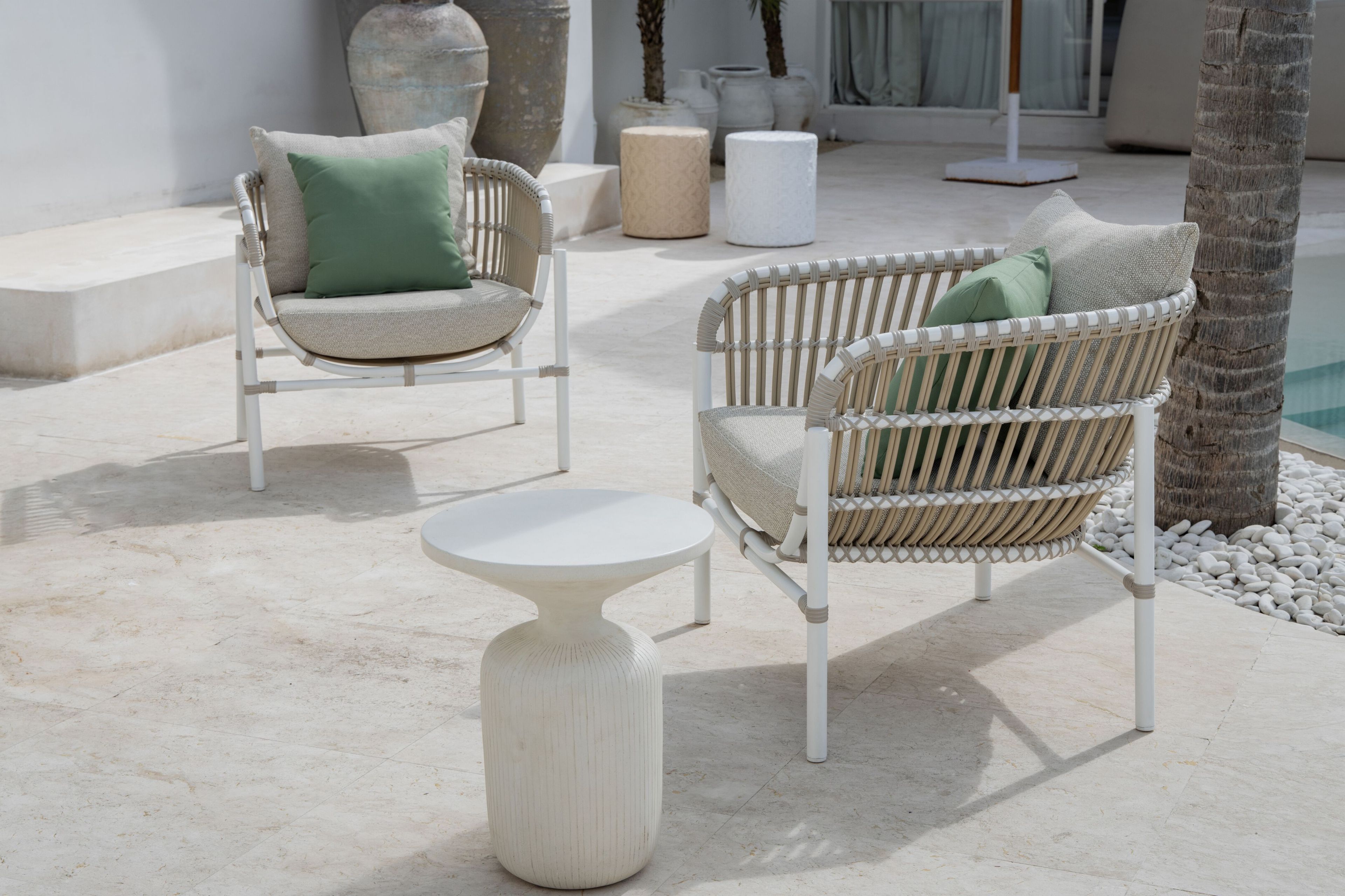 Синтетическое волокно садовое кресло с подлокотниками cbdesign эллипс ARCH-00116487 - Вид №1