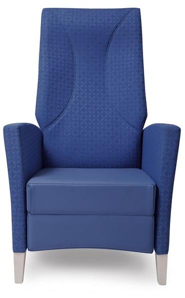 PIAVAL Кресло из ткани в современном стиле с высокими подлокотниками и подставкой для ног Fandango | health & care 79-62/3rp - Вид №1