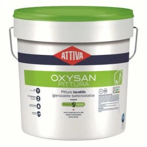 ATTIVA Бактериостатическая дезинфицирующая краска Painting natural protective