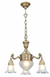 Patinas Lighting Люстра из латуни ручной работы Eger