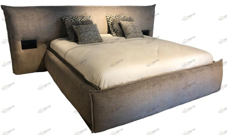 Ph Collection Двуспальная кровать с обивкой из ткани sun-id-1371956