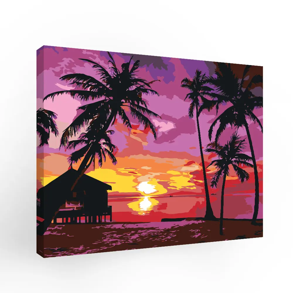 Картина по номерам Вечер на остров 50х40 см FBRUSH STLM-2021599 - Вид №1