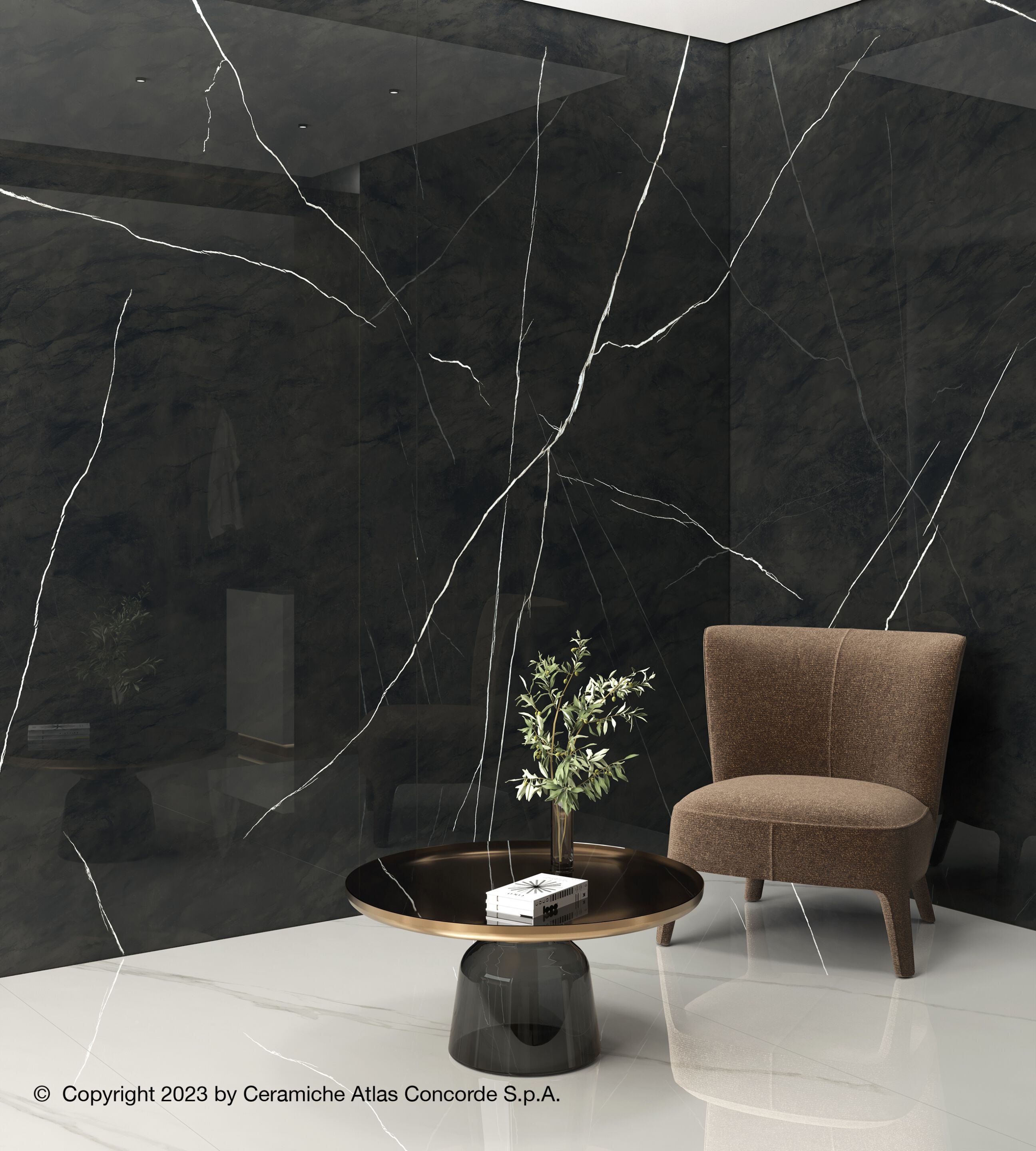 Пол / керамогранит с мраморным эффектом Atlas Concorde Marvel чудо ARCH-00010333 - Вид №24