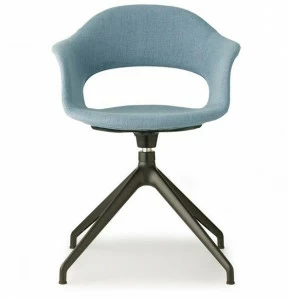 SCAB DESIGN Стул на козелке из ткани с подлокотниками Lady b