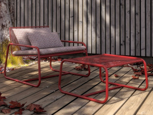 Металлический садовый стул с подлокотниками