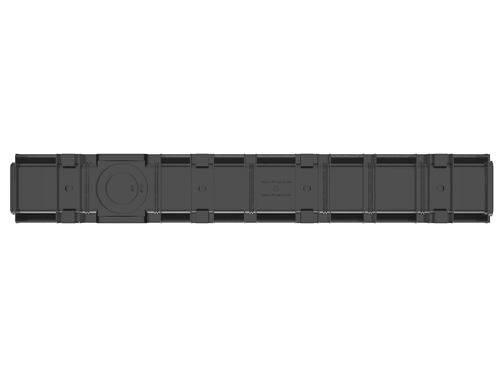 Р1055С Лоток пластиковый SteeStart DN100 H 55 ГеоПластБорд GPBST-217 - Вид №2