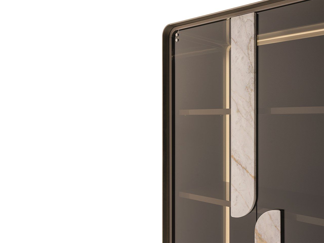 Витрина из дерева и стекла со встроенным освещением Turri Soul ARCH-00116577 - Вид №1