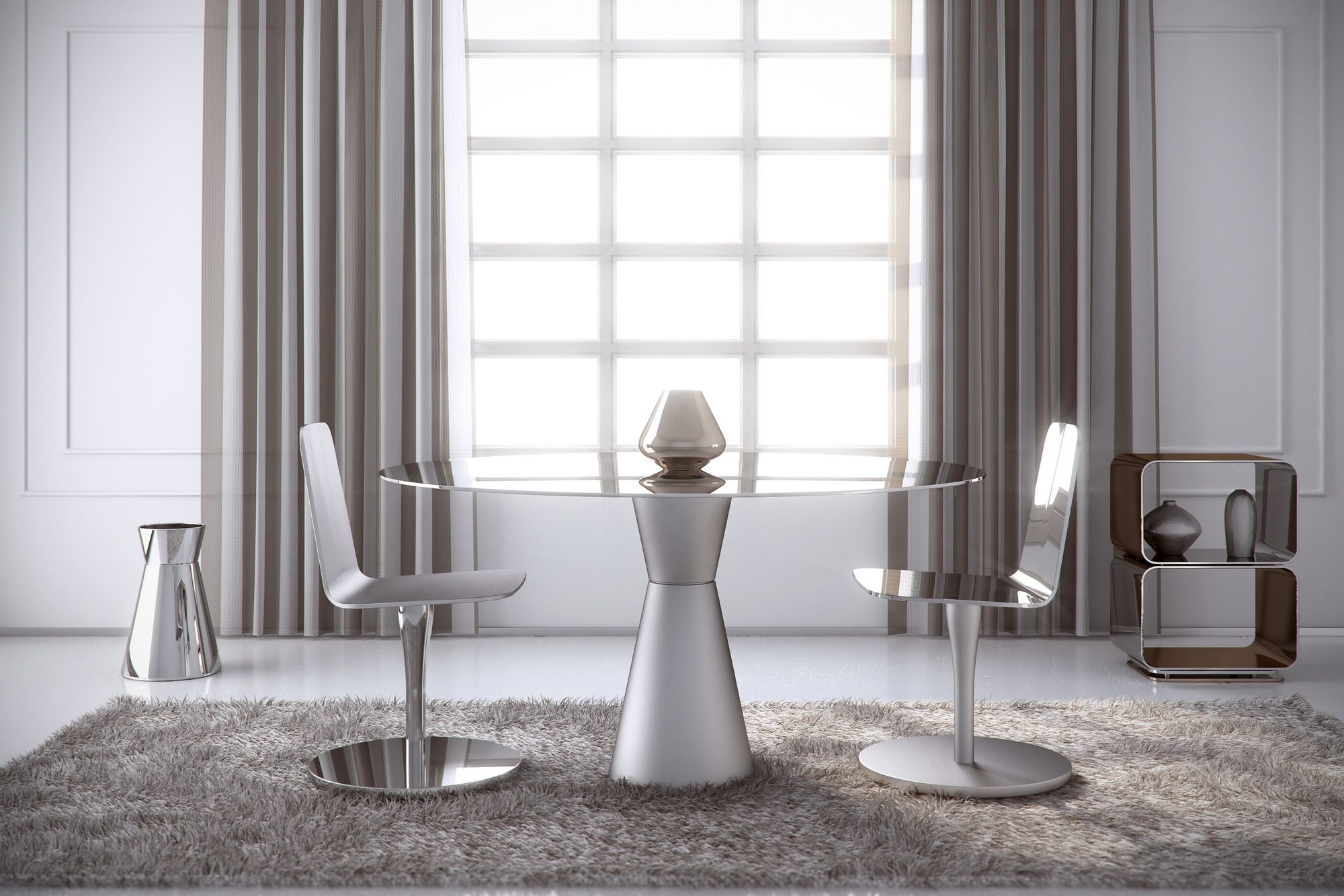 Модульная алюминиевая секционная Книжная полка altreforme District ARCH-00055752 - Вид №6