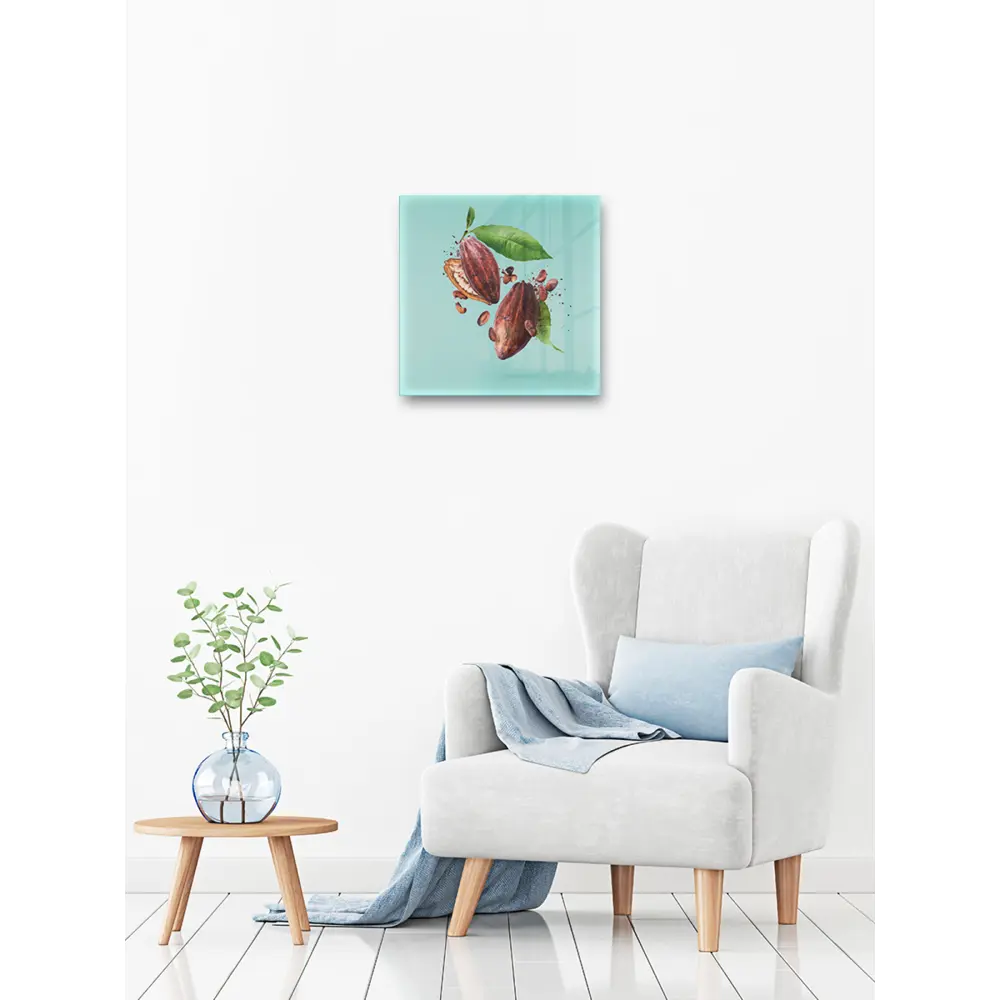 Картина на стекле Какао-Бобы 30x30 см POSTERMARKET STLM-2190662 - Вид №4