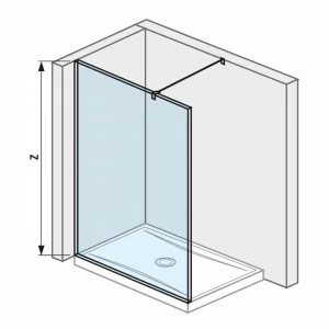 JIKA Кабина душевая  H267425 Cubito Pure