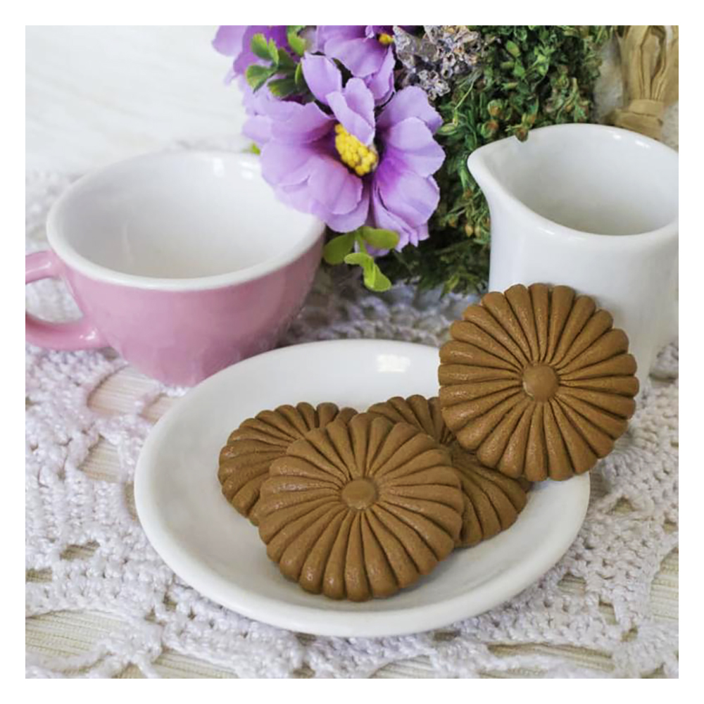 1041 Молд №01 силикон "Печенье ребристое" Арт. Выдумщики 