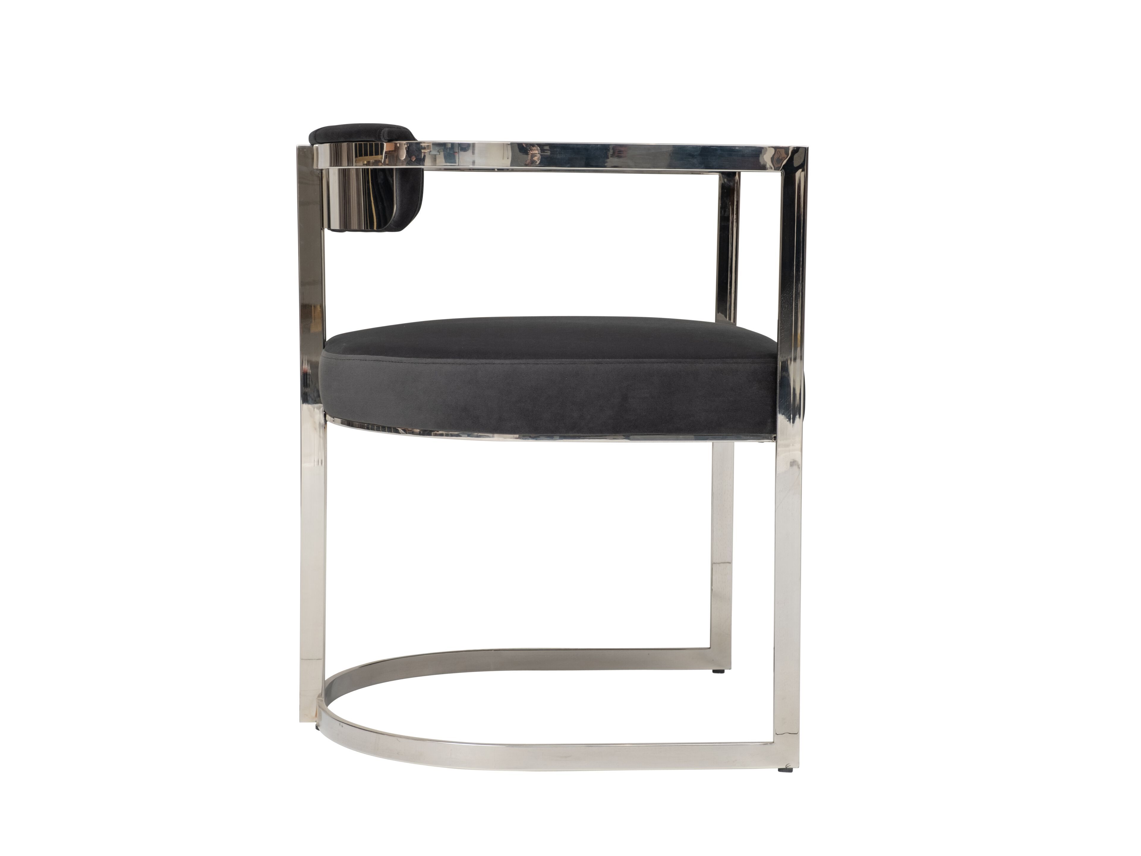 Металлический мягкий стул с подлокотниками Zebrano Kailas ARCH-00054502 - Вид №1