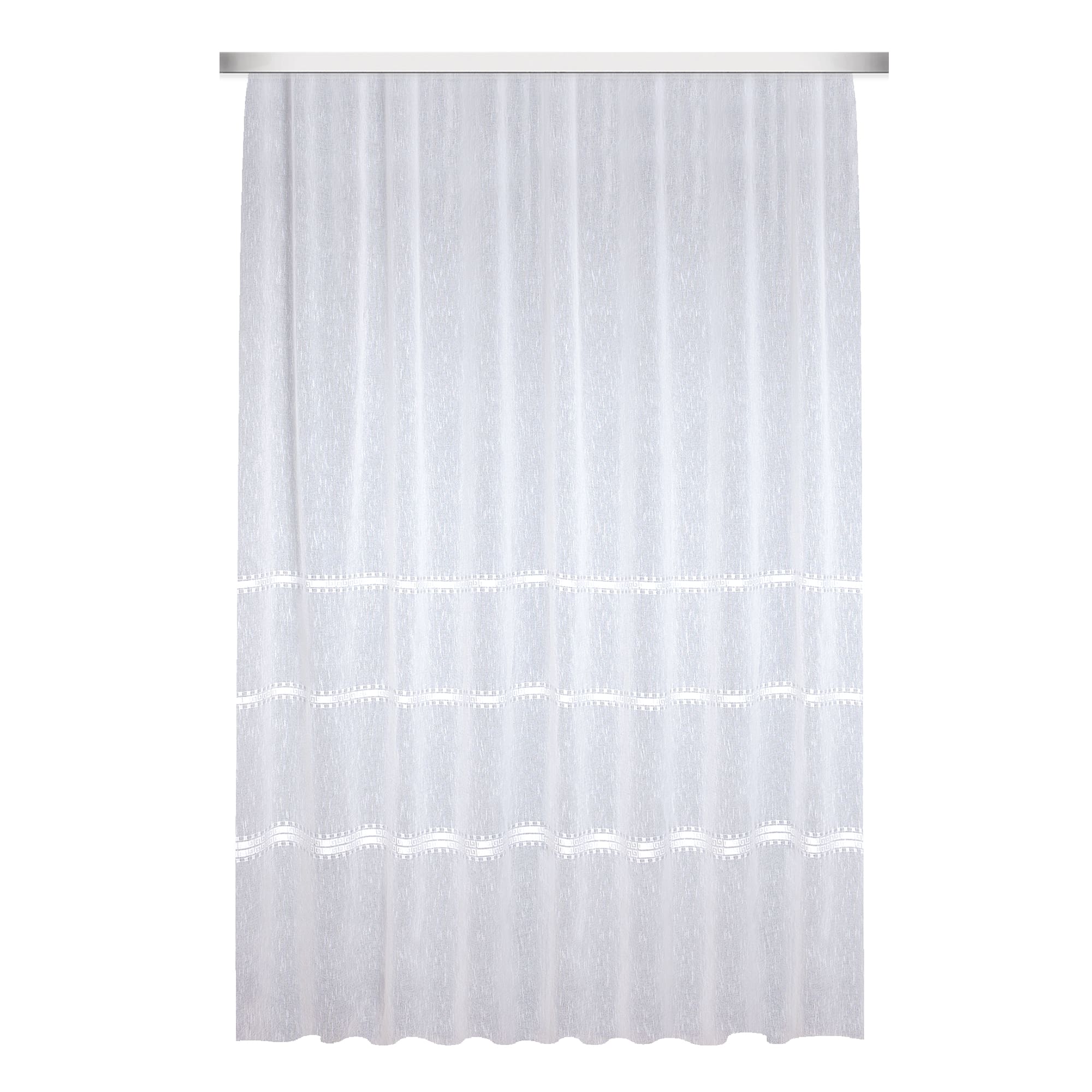 82701347 Тюль на ленте «Амелия» 250x260 см цвет белый Santreyd 