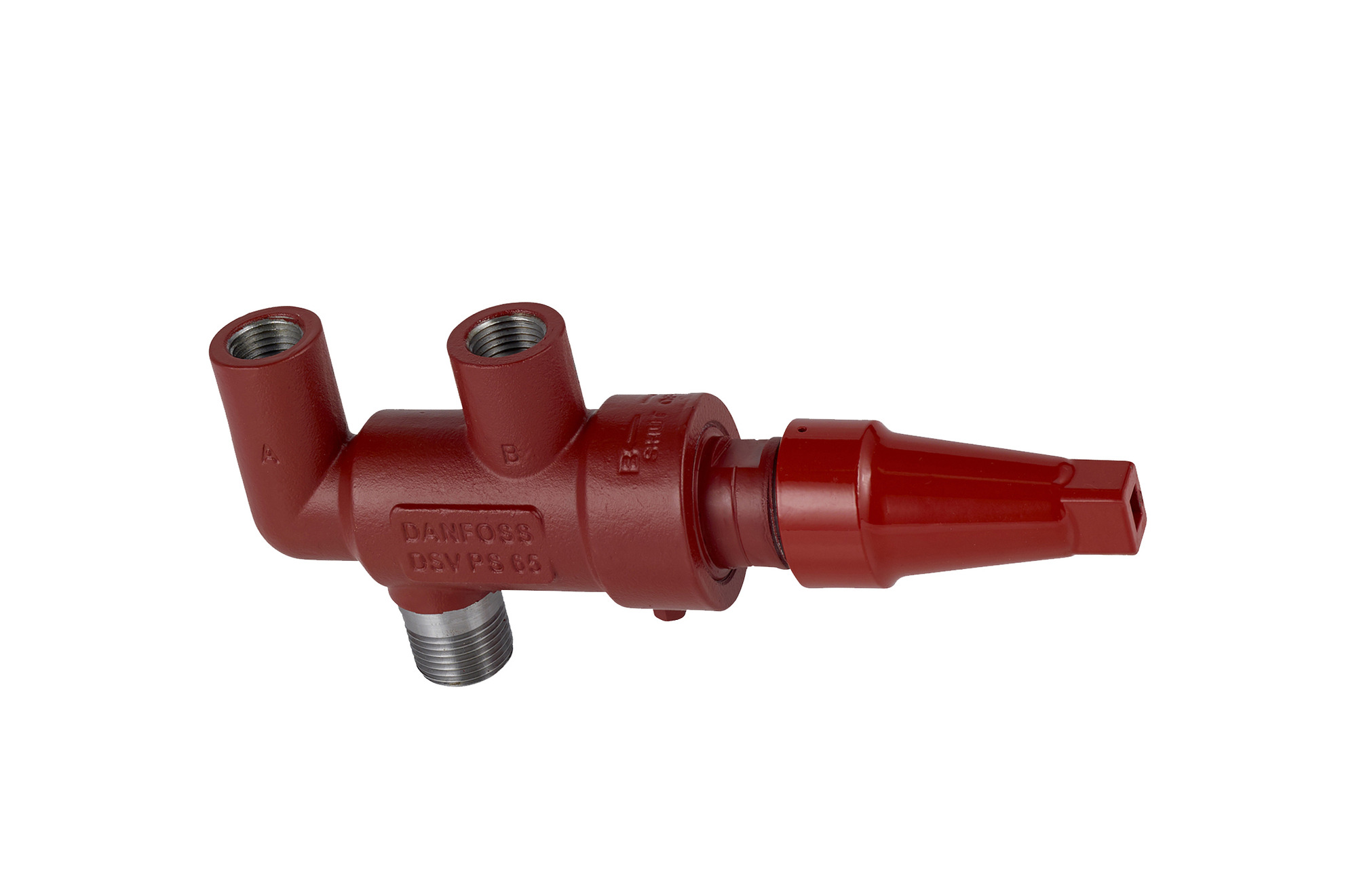 Danfoss DSV — многоходовые запорные клапаны для предохранительных клапанов DSV 2 Клапан запорный двойной 148F3006  - Вид №3