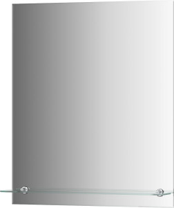BY 0505 Зеркало с фацетом 5 mm и полочкой 60 cm EVOFORM Attractive