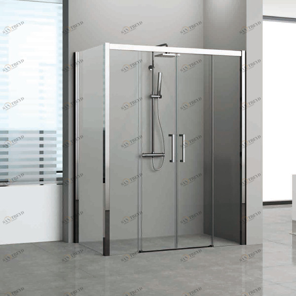 Душевой уголок 130x70 KUADRA 2A+F Novellini KUADRA KUAD2A1201KKUADF691K