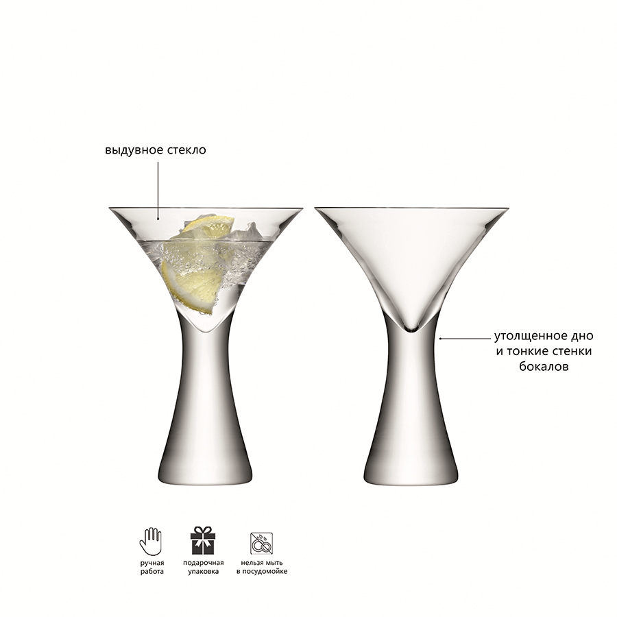 G846-11-985 Набор бокалов для коктейлей moya, 300 мл, 2 шт. LSA International  - Вид №6