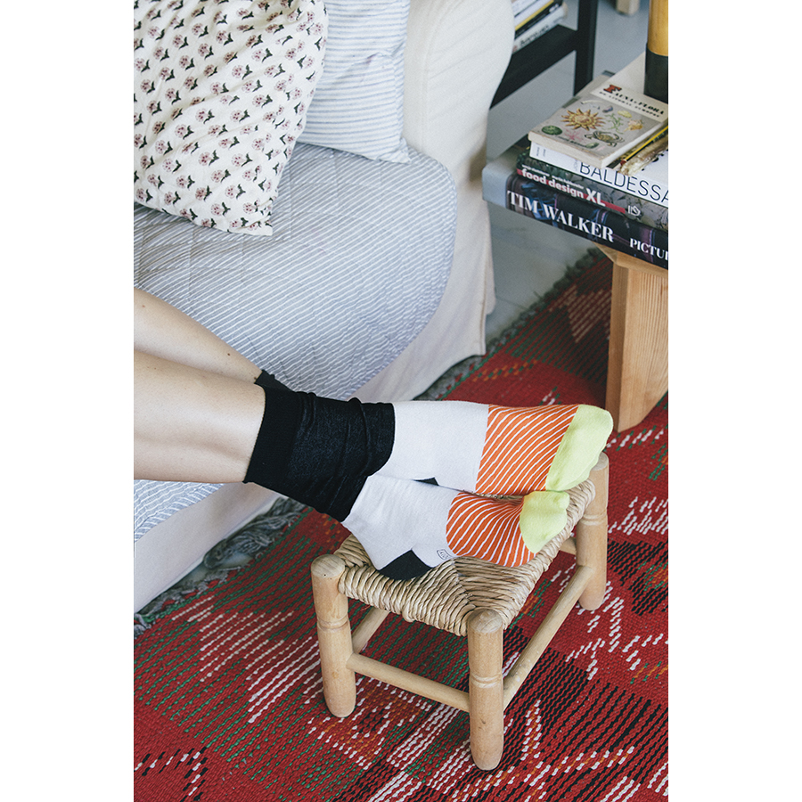 DYMAKSOSA-111 Носки maki salmon Doiy  - Вид №1