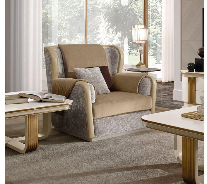 A.R. Arredamenti Кресло из ткани с подлокотниками Oliver Ol91 - Вид №2