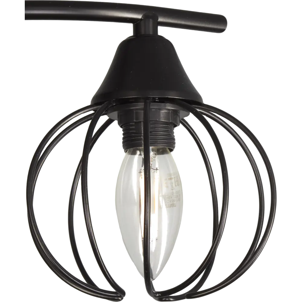 Люстра КС30051/2C 2хЕ14х40Вт цвет чёрный КЛЮЧНИК STLM-2133151 - Вид №5