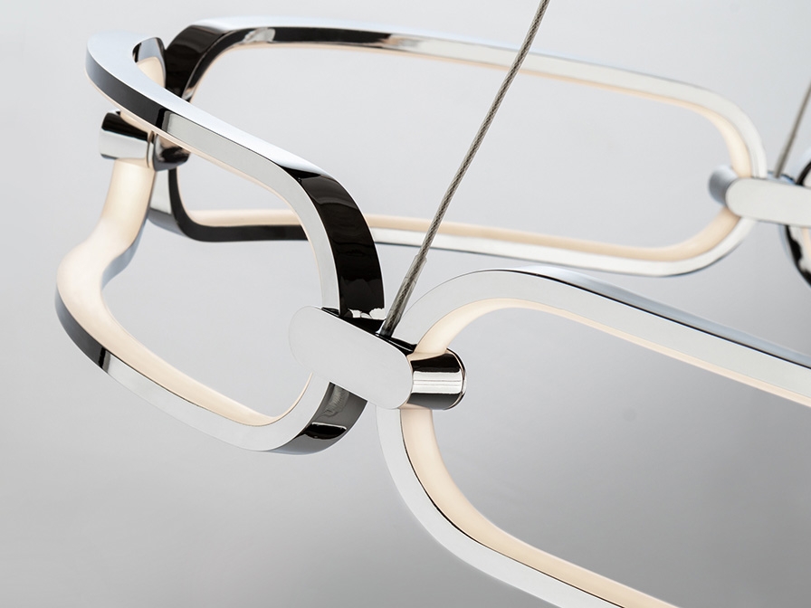 109045 Подвесной светильник LED хром 60Ø DIM Schuller Colette - Вид №2