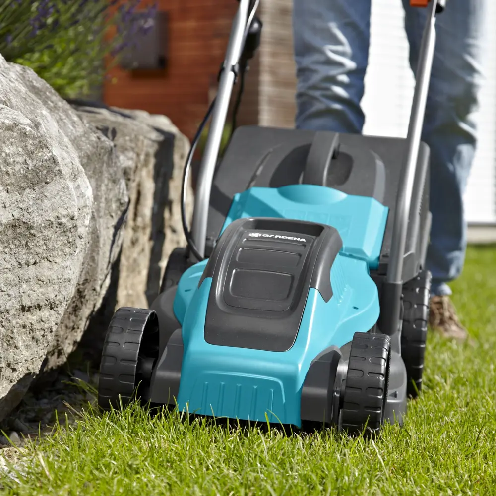 Газонокосилка электрическая Gardena PowerMax 1100/32 1100 Вт 32 см 18475338 STLM-2161796  - Вид №9