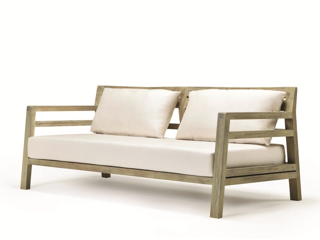 3-местный тканевый садовый диван Ethimo Costes ARCH-00007281