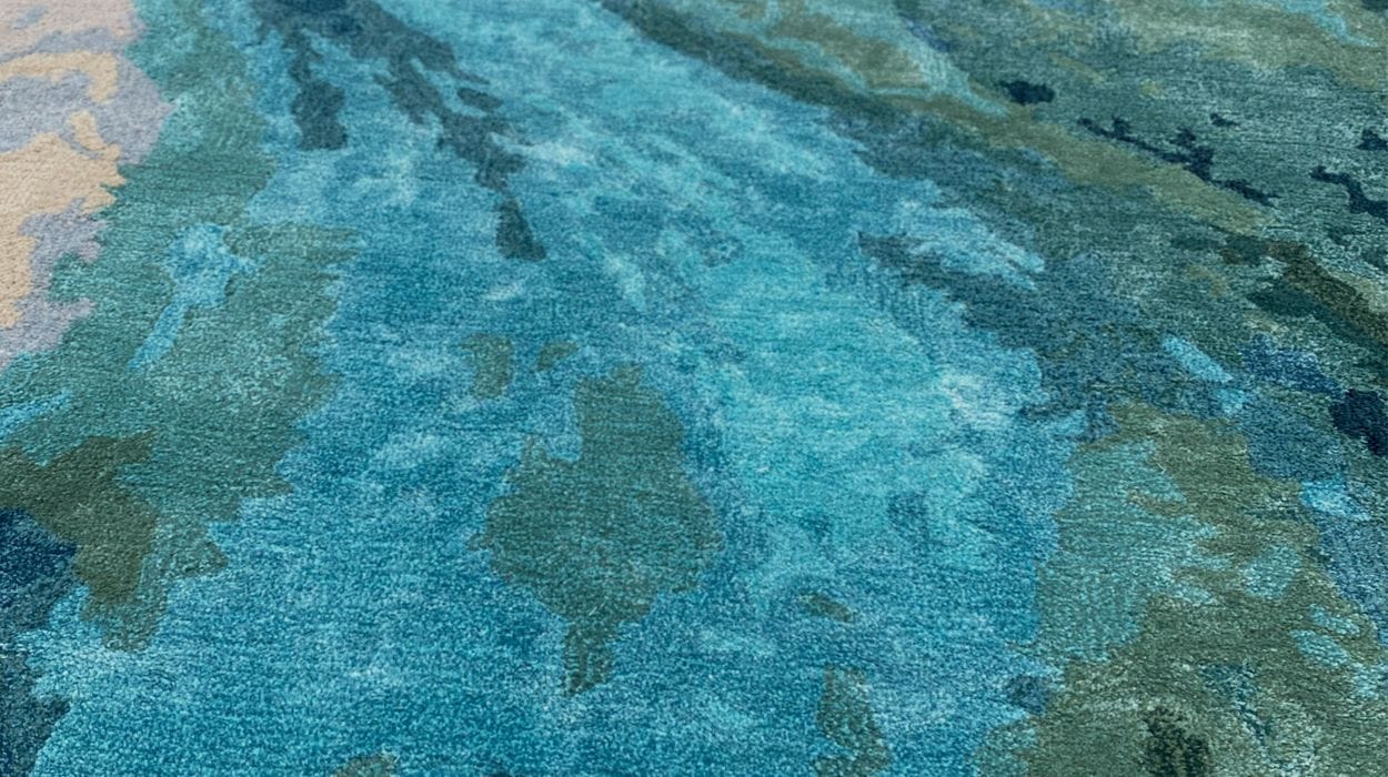 Прямоугольный ковер из шерсти и Tencel® ROCHE BOBOIS SHARK BAY ARCH-00105648 - Вид №1