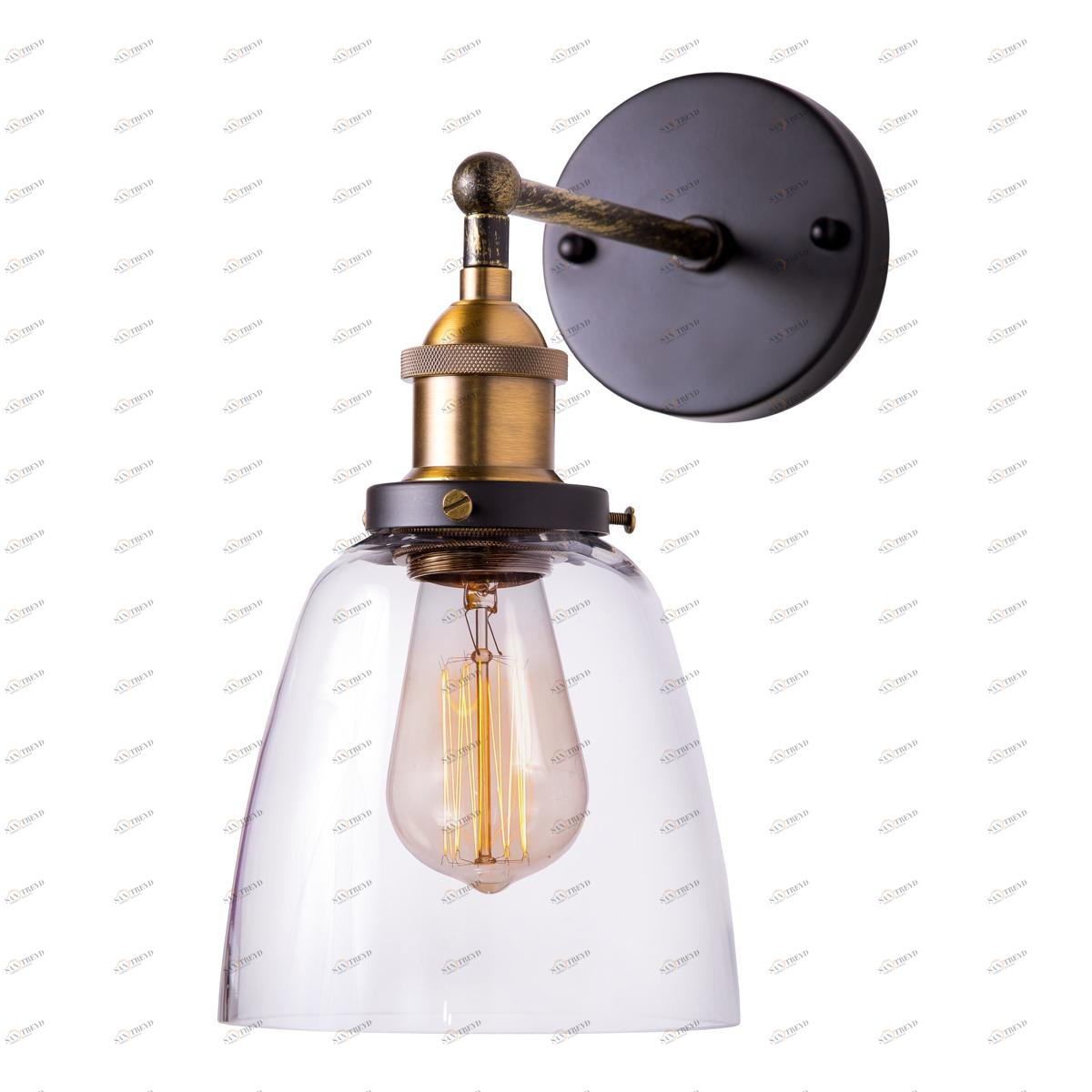 Бра Loft IT Loft Loft 1122W LOFT IT ПОД СТАРИНУ 079267 Прозрачный;черный 