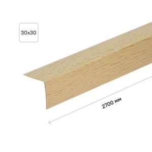 Угол ПВХ 30x30x2700 мм дуб 18324628 STLM-2043582