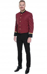 69810 Пиджак укороченный - френч  Швейцар bordeaux El-Risto  Бренд "El-Risto" (Эль Ристо), каталог товаров размер 48/188