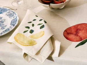 The NapKing Набор для завтрака (6 салфеток + 6 салфеток) Citrus