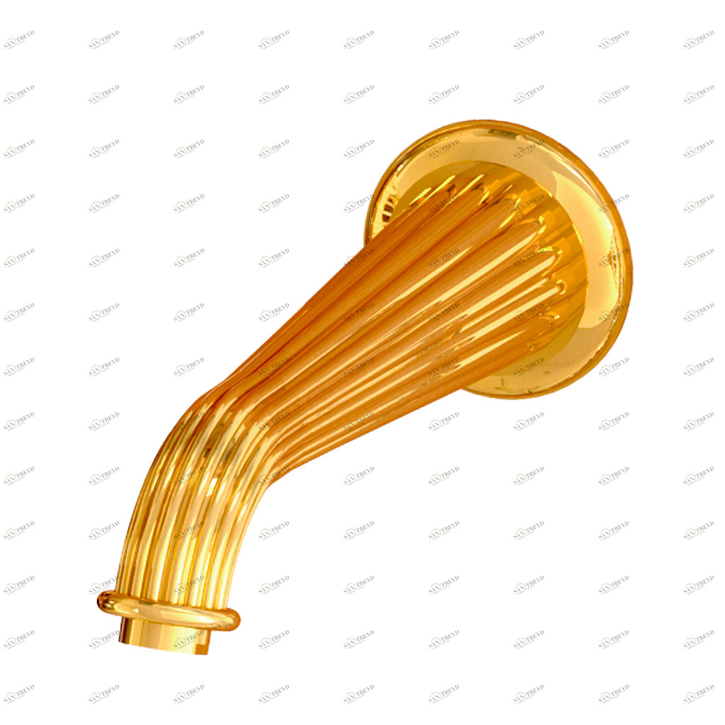 C68-1WS1 C68-1WS1 Излив для раковины настенный ХРУСТАЛЬНЫЙ КУПОЛ Cristal & Bronze COUPOLE CRISTAL 