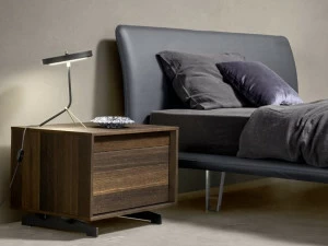 ZANETTE Деревянная тумбочка с ящиками Push