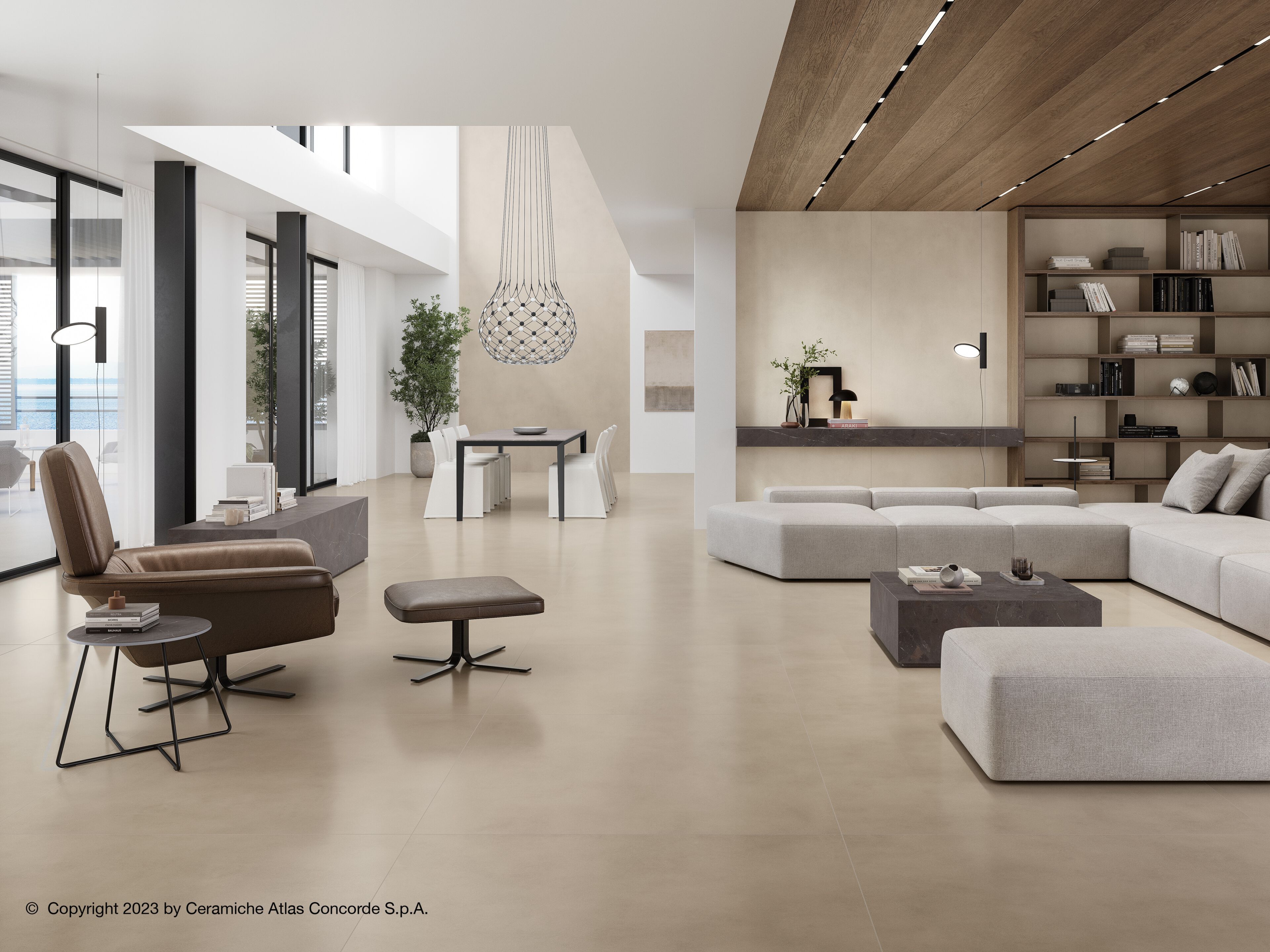 Пол / керамогранит с эффектом цемента Atlas Concorde Boost Balance ARCH-00002208