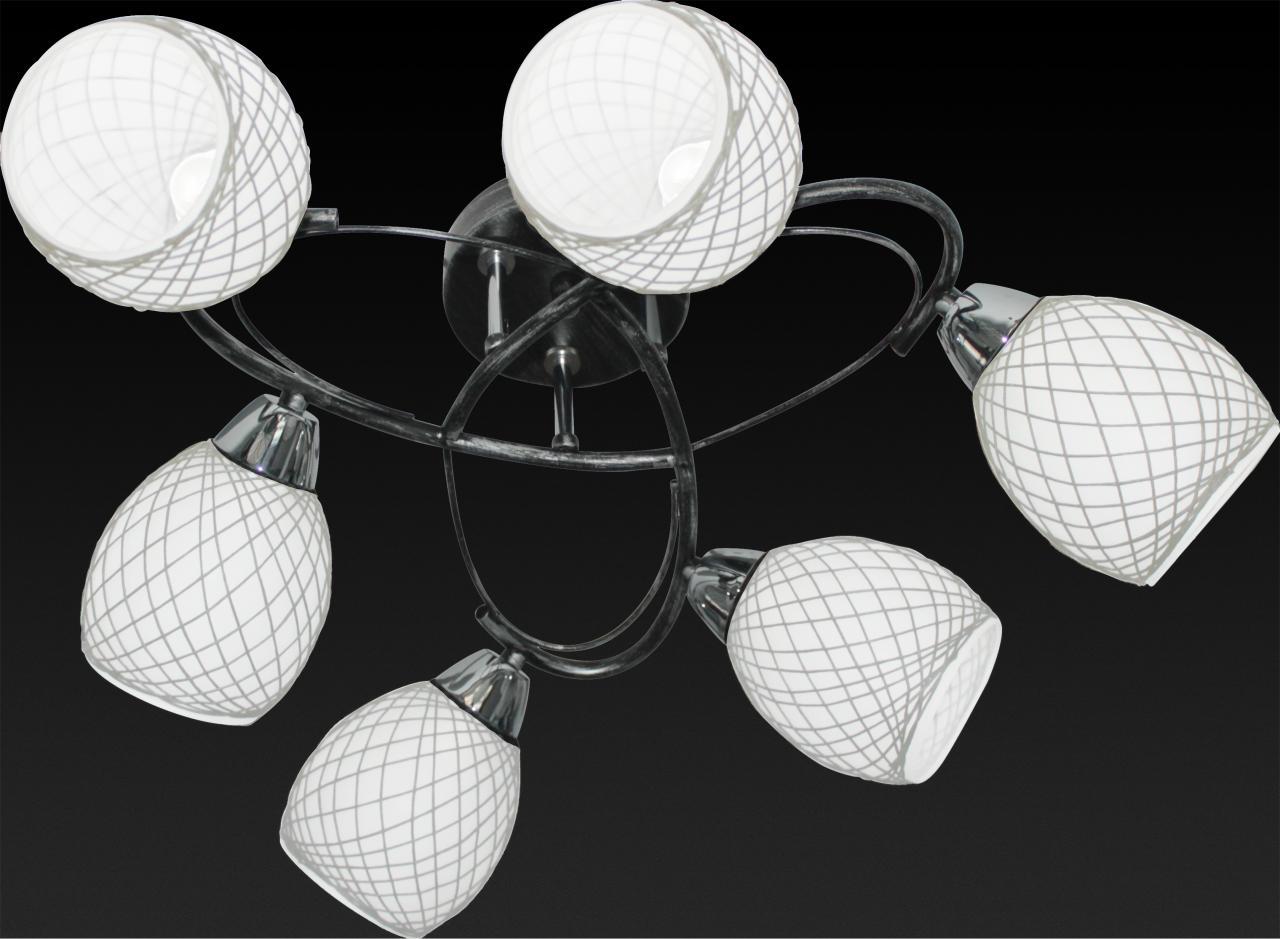 Потолочная люстра Toplight Janelle TL7440X-06BP TOPLIGHT JANELLE BLACK 183915 Черный  - Вид №1