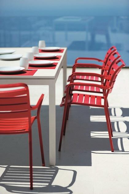 Ethimo Выдвижной прямоугольный садовый стол из металла Flat Fttrm14_t - Вид №3