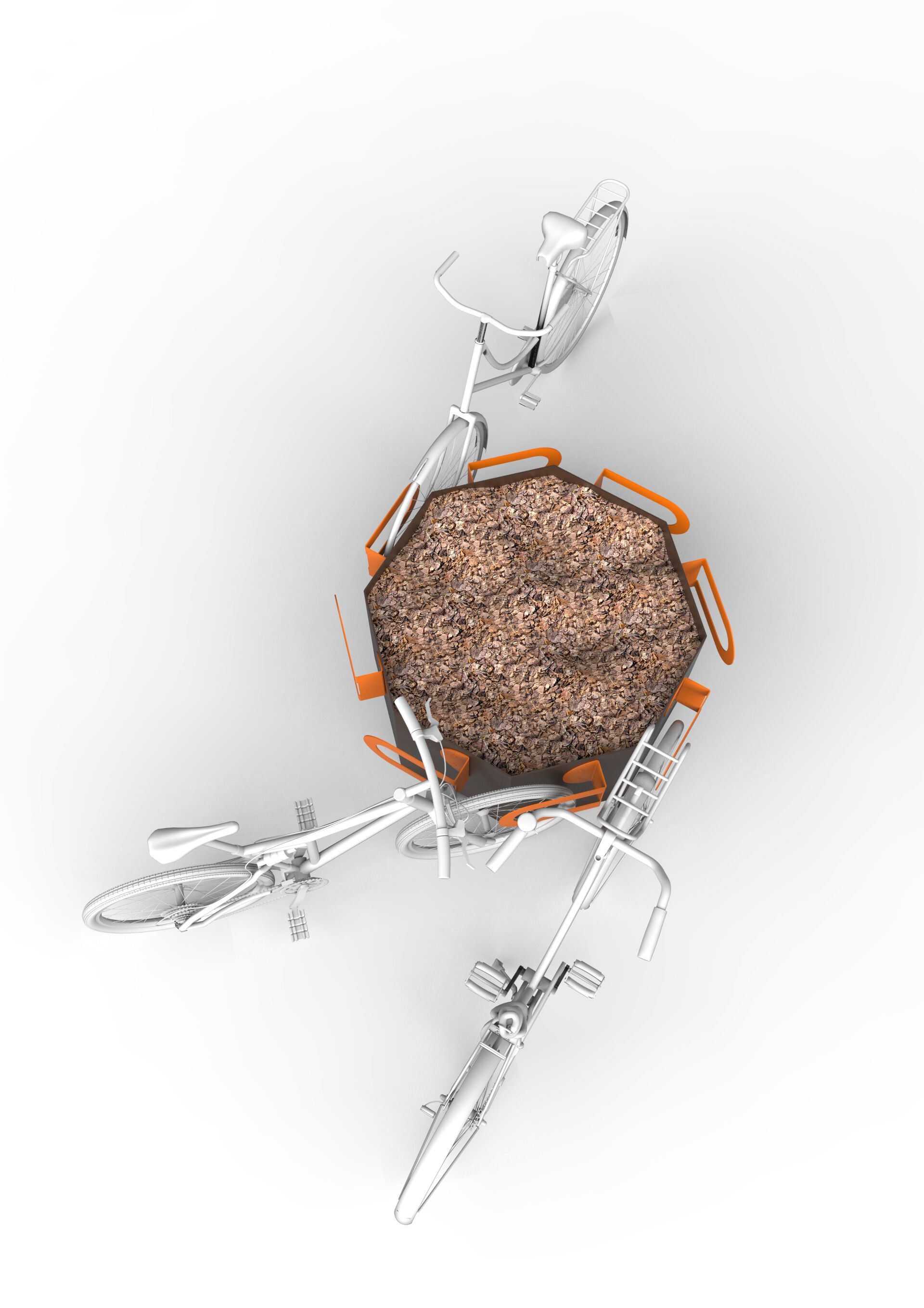 Стальная стойка для велосипедов / плантатор CITYSì PETALO ARCH-00022806 - Вид №1