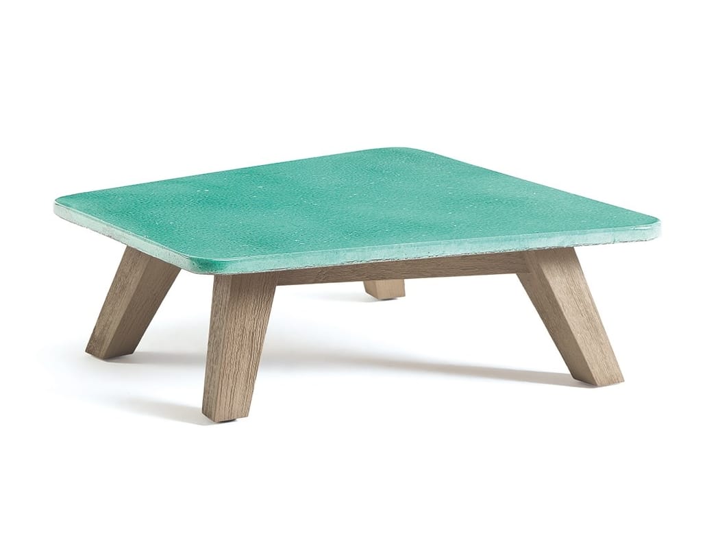 Садовый столик из лавового камня Ethimo Rafael ARCH-00000990 - Вид №1