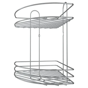 Полка для ванной Lemer Nil 23x34.5 см металл цвет хром