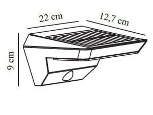 Пластиковый настенный светильник Nordlux AGENA SOLAR ARCH-00048174 - Вид №4
