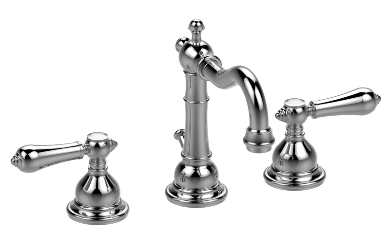 E-2500-LM34 Three-hole washbasin mixer with manual pop-up waste GRAFF Adley