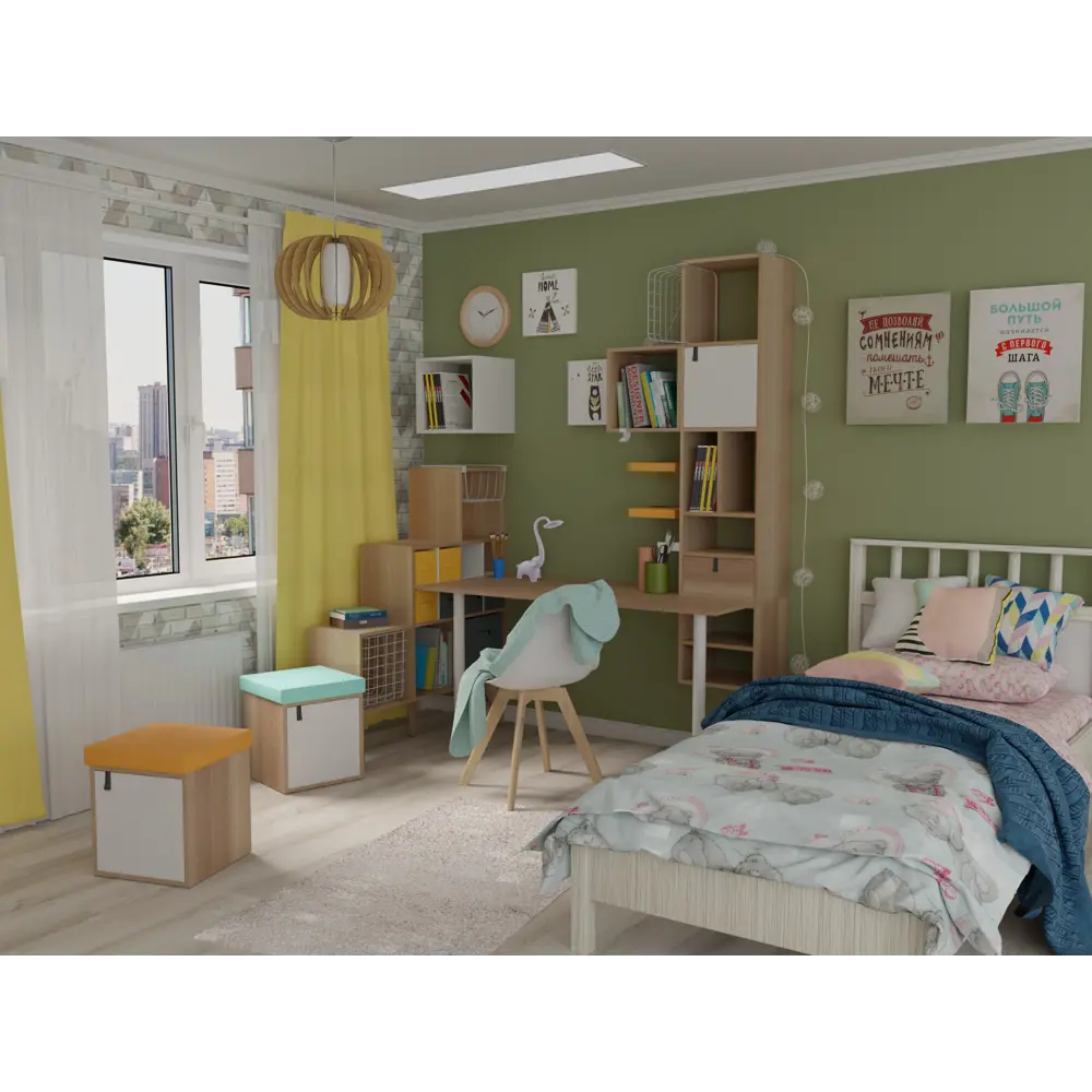 Подушка на сиденье Spaceo Kub Laguna 34х38 см цвет сизый STLM-2021593 - Вид №3