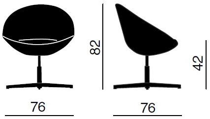 Quadrifoglio Мягкое кресло на жердочке Agio sun-id-1350763 - Вид №1